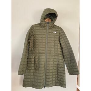 Mint  Women's L The North Face ThermoBall Eco Parka Green Puffer Quilted Jacket